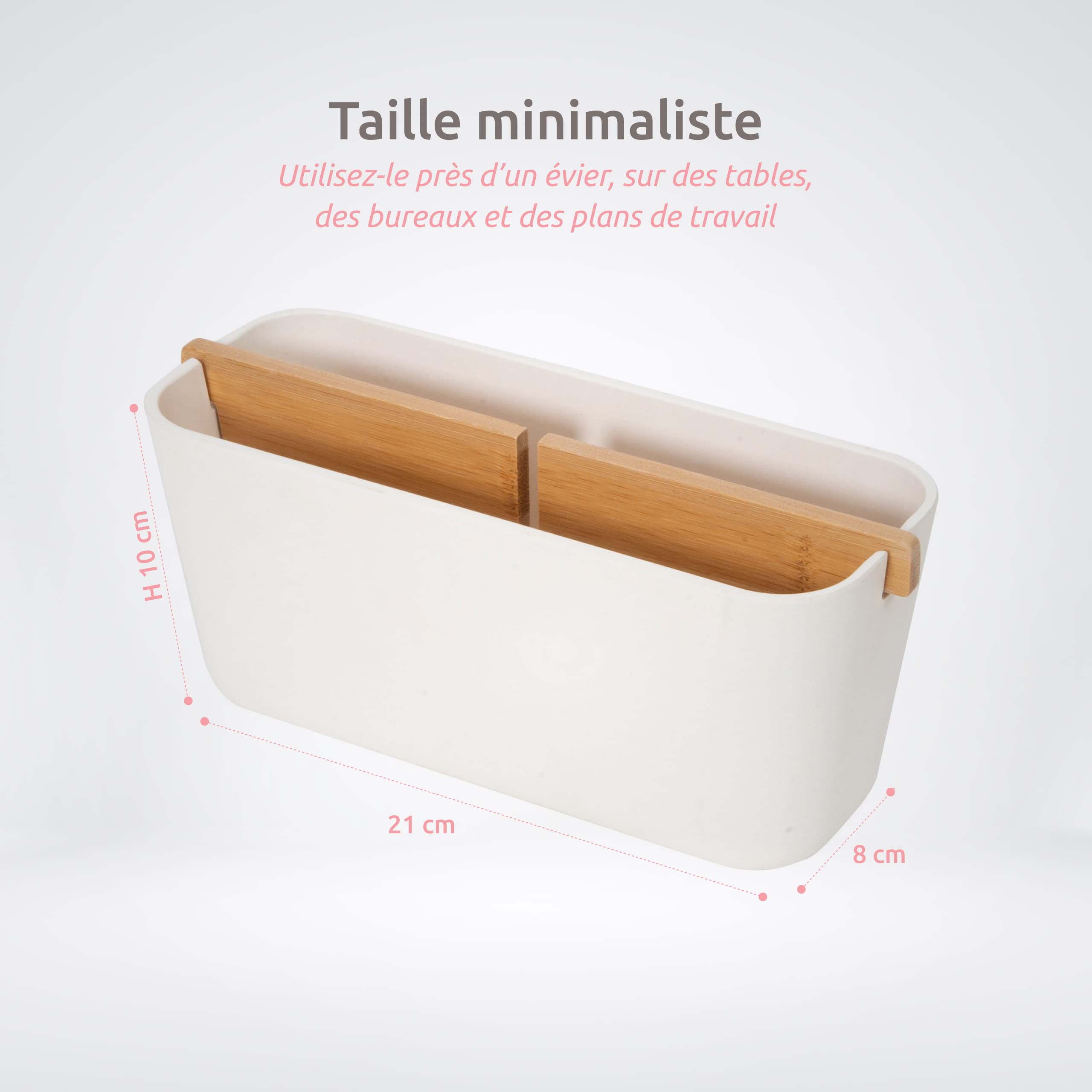 compactor-ecologik-organiseur-bambou-blanc-marron-26x23x43-cm image 3