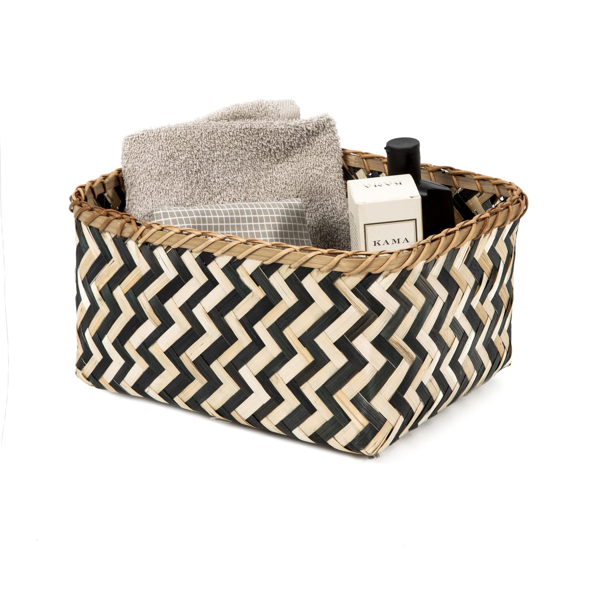 compactor-lot-de-3-paniers-de-rangement-bambou-naturel-zebra image 6