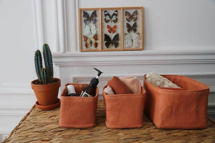 compactor-ran8626-lot-de-3-paniers-tissu-tress-orange-1-m-2-s image 4