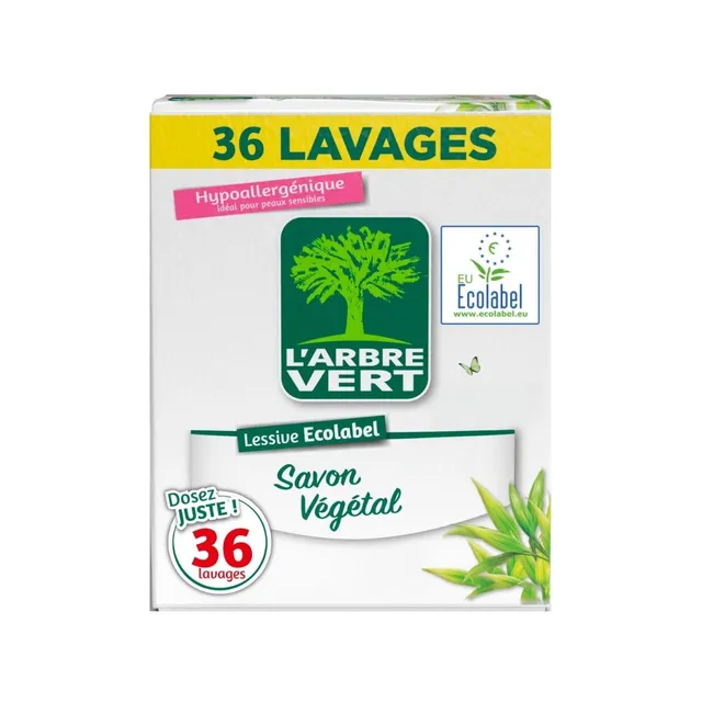 l-arbre-vert-lessive-poudre-savon-v-g-tal-1-8-kg-36-lavages-ecolabel image 1