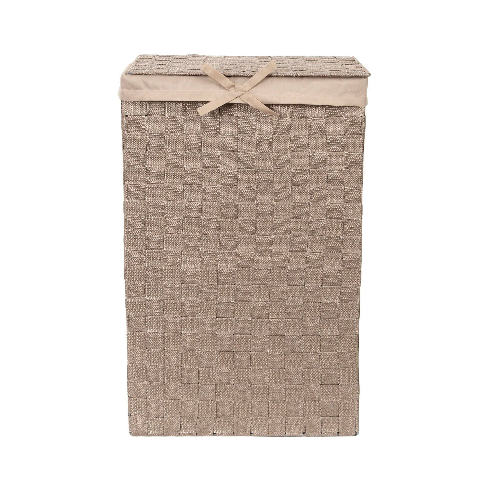 compactor-stan-panier-linge-rectangulaire-avec-couvercle-taupe image 3