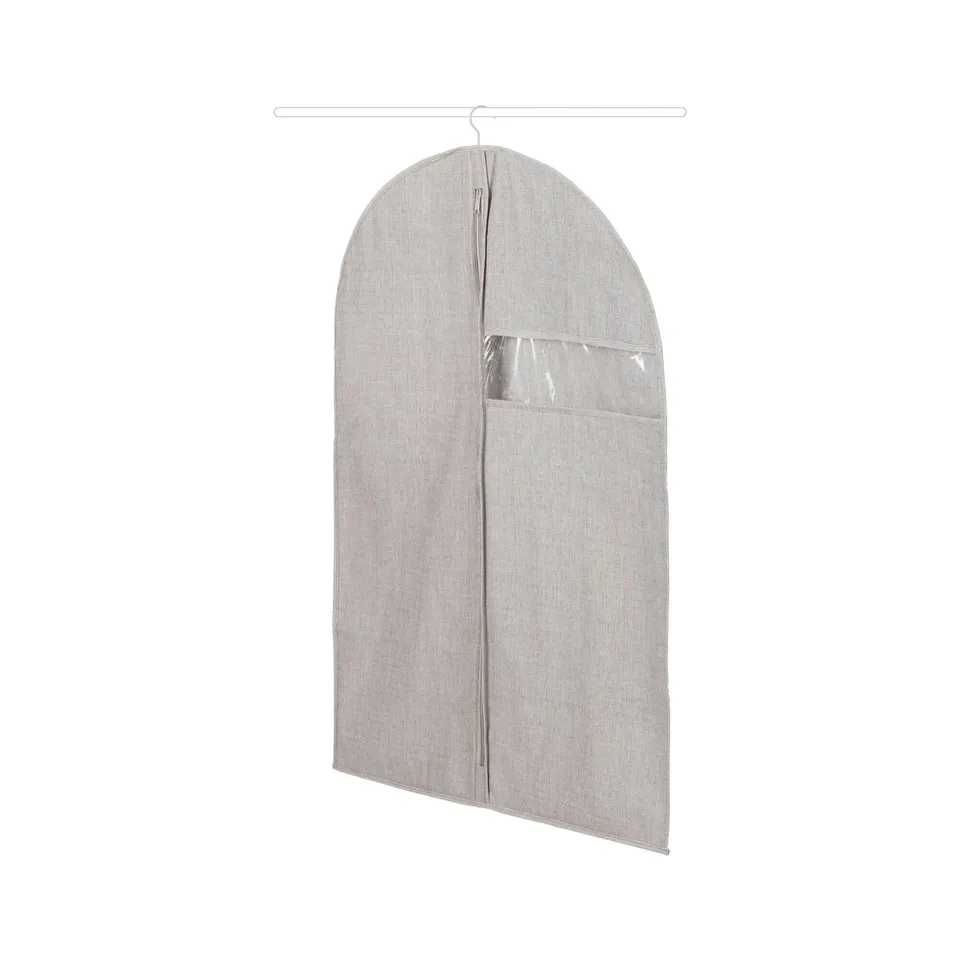 compactor-oxford-m-housse-v-tements-suspendre-60x90-cm-beige image 1