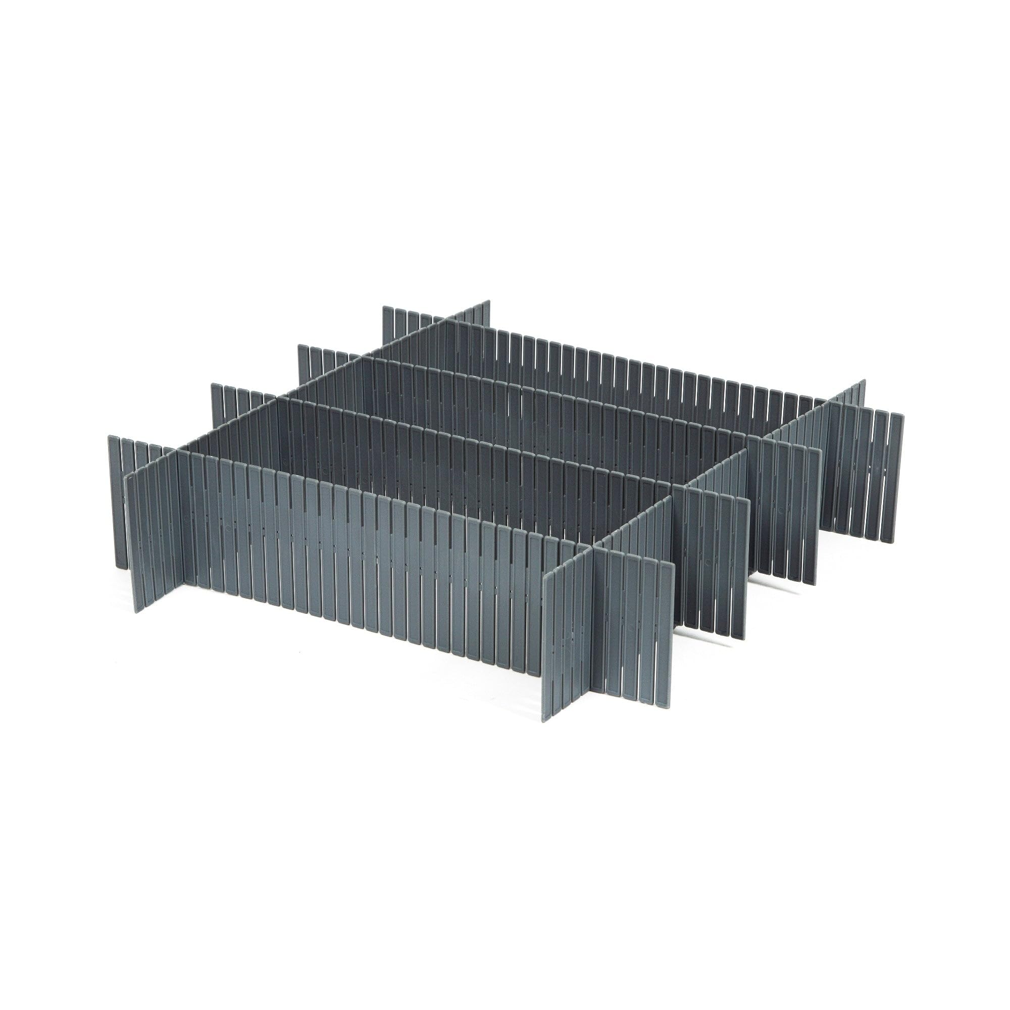 compactor-lot-2-free-organisateur-tiroir-gris-44xh10-cm-ran10107 image 2