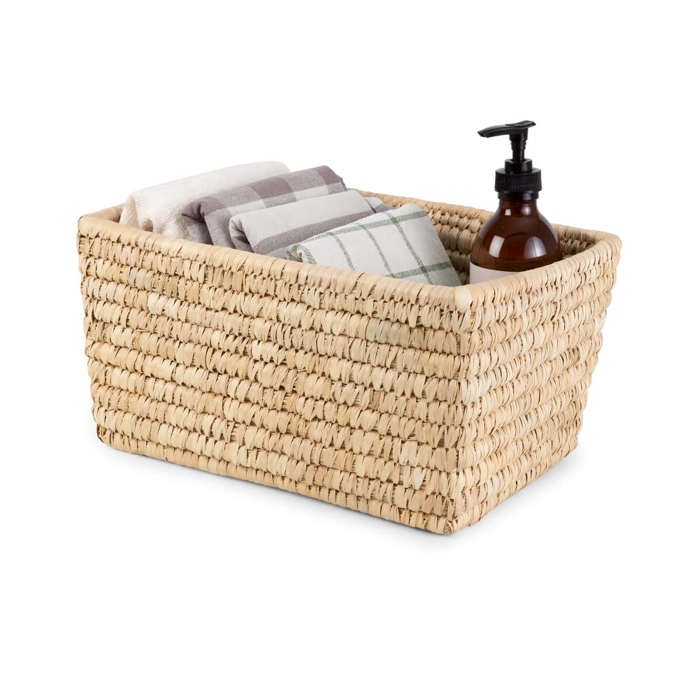 compactor-arno-panier-de-rangement-large-30-x-21-x-17-cm-paille-tress-e-brun image 2