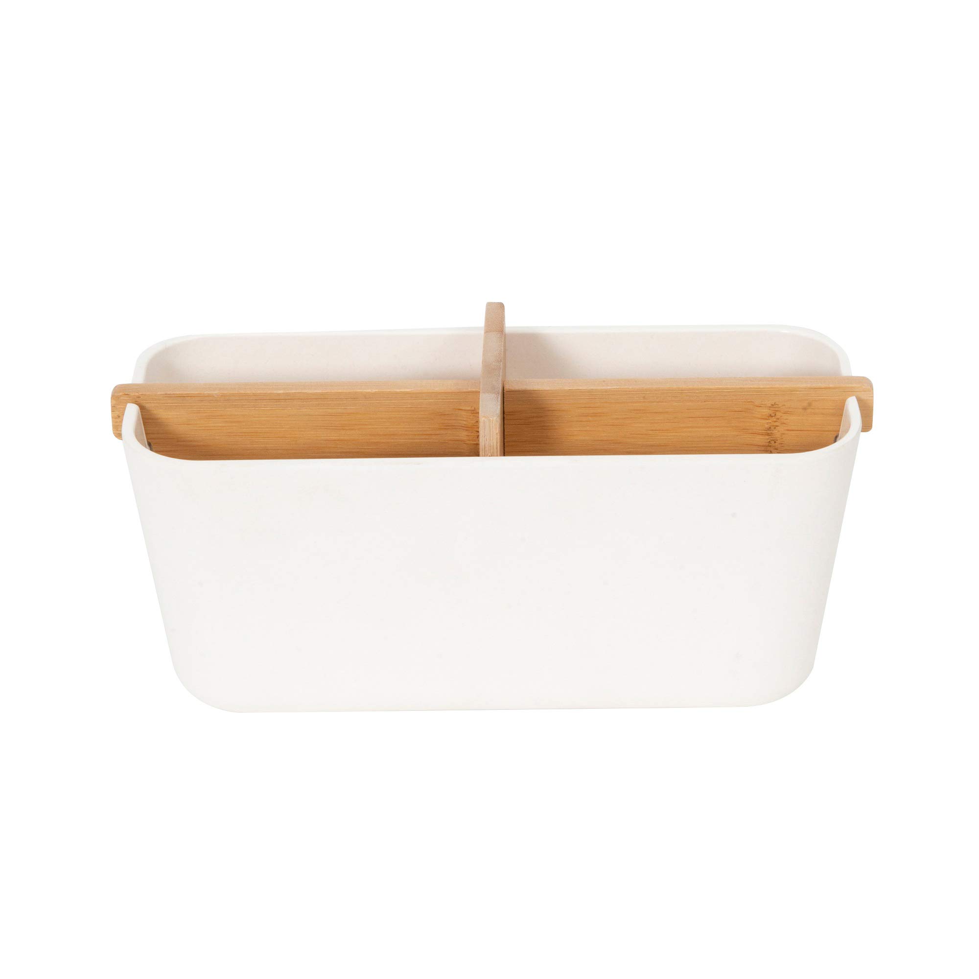 compactor-ecologik-organiseur-bambou-blanc-marron-26x23x43-cm image 2