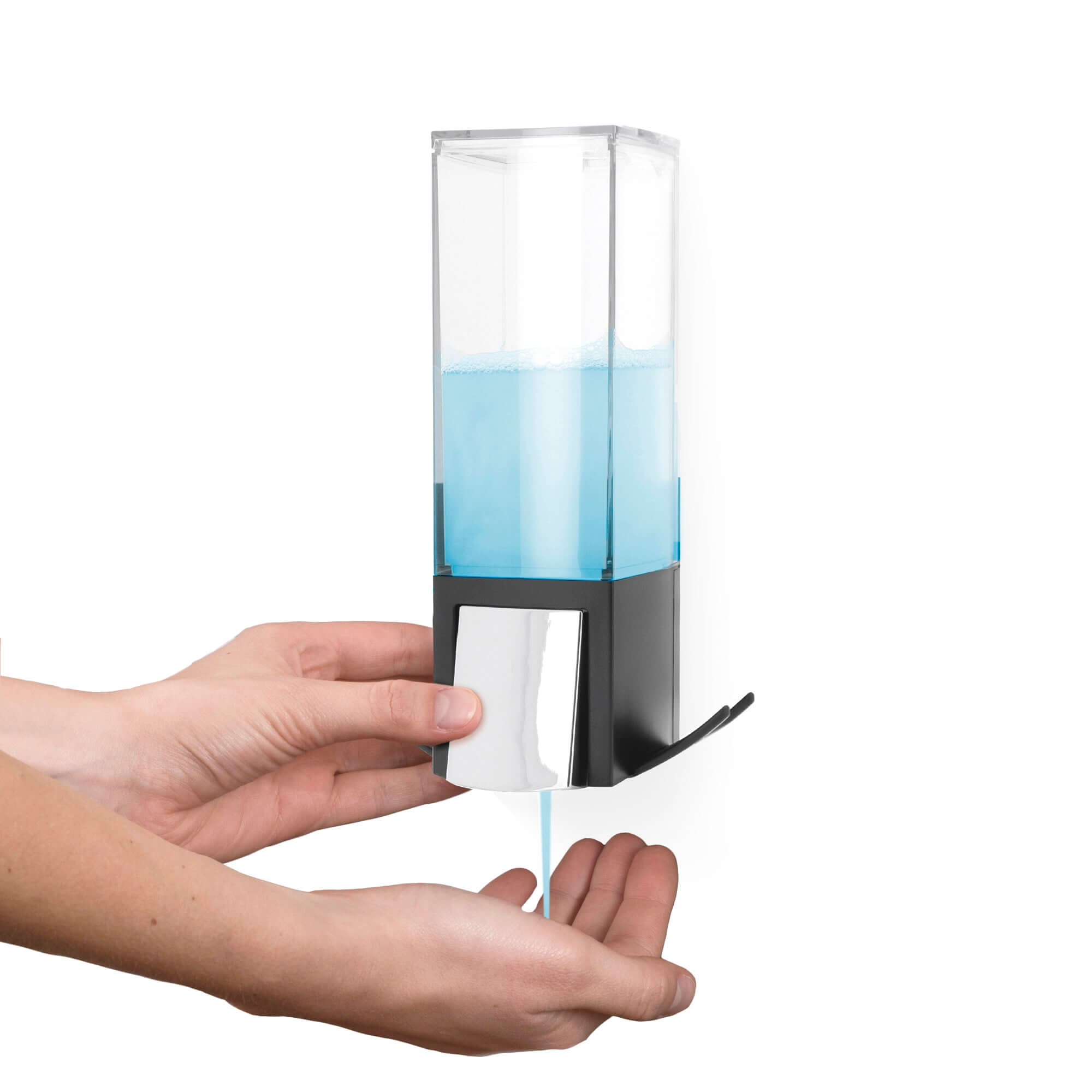 compactor-distributeur-de-savon-mural-rechargeable-noir-500-ml image 3