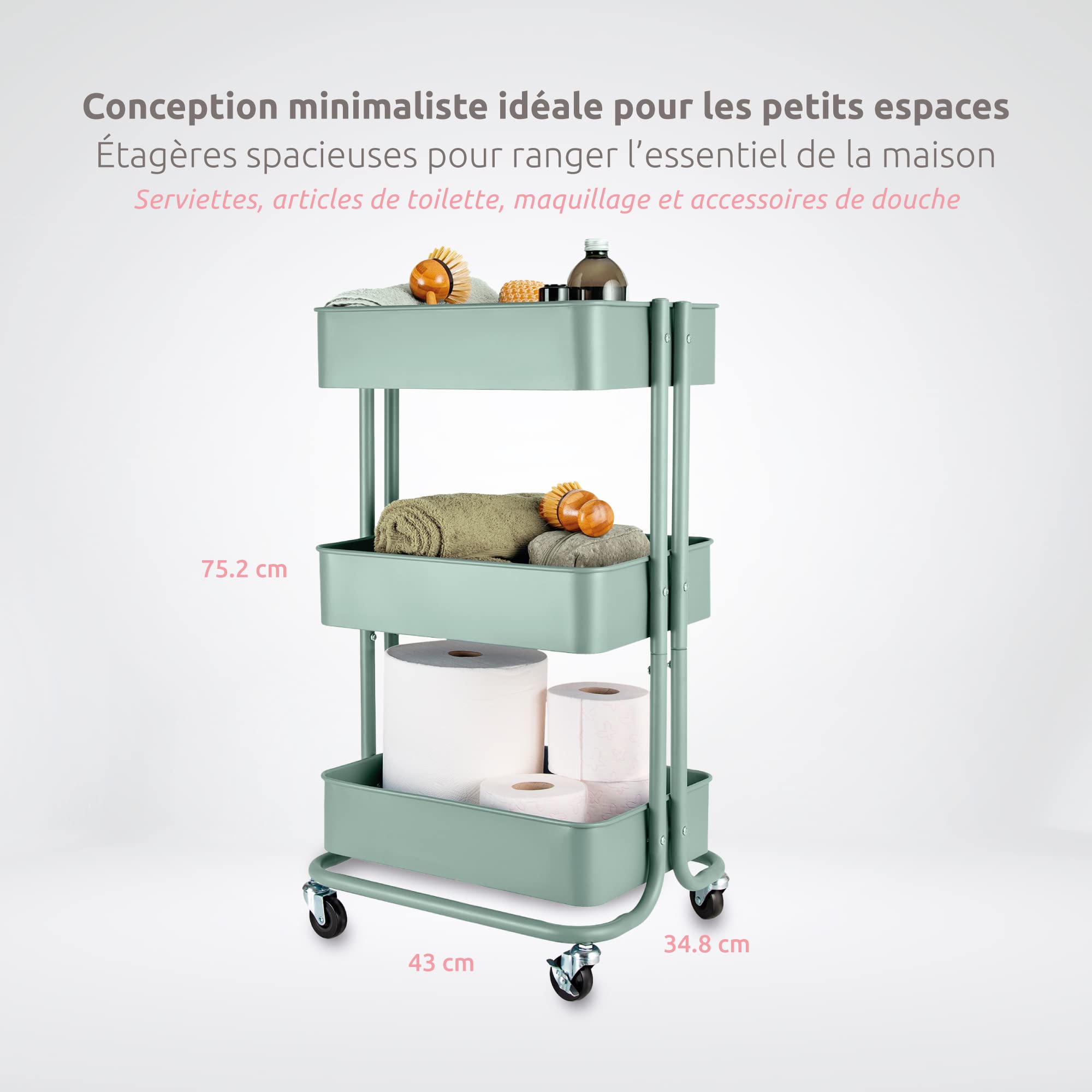 compactor-grena-ran10862-chariot-de-rangement-salle-de-bain-3-tag-res-roulettes image 5