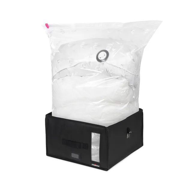compactor-coffre-de-rangement-sous-vide-taille-m-100-l-noir-42-x-42-x-25-cm image 1