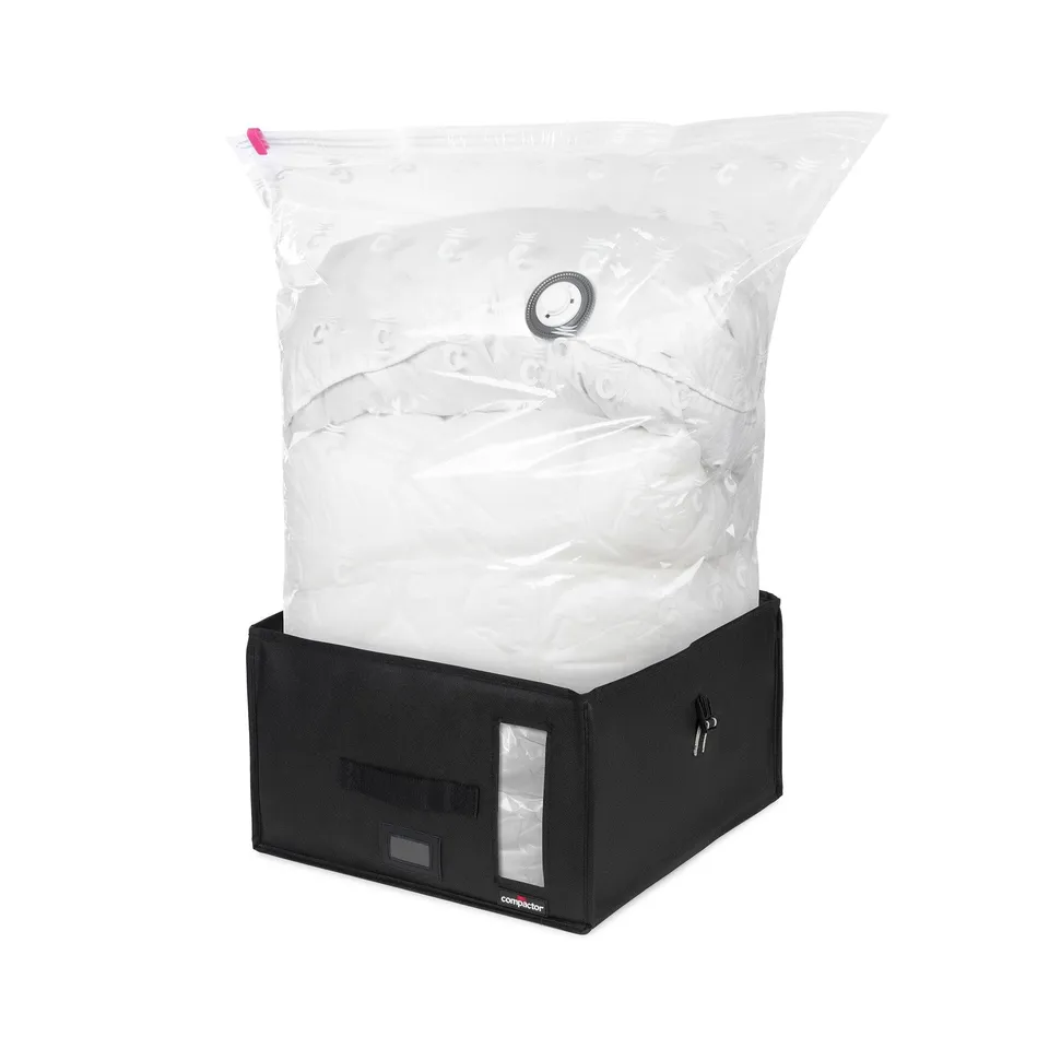 compactor-coffre-de-rangement-sous-vide-taille-m-100-l-noir-42-x-42-x-25-cm image 1