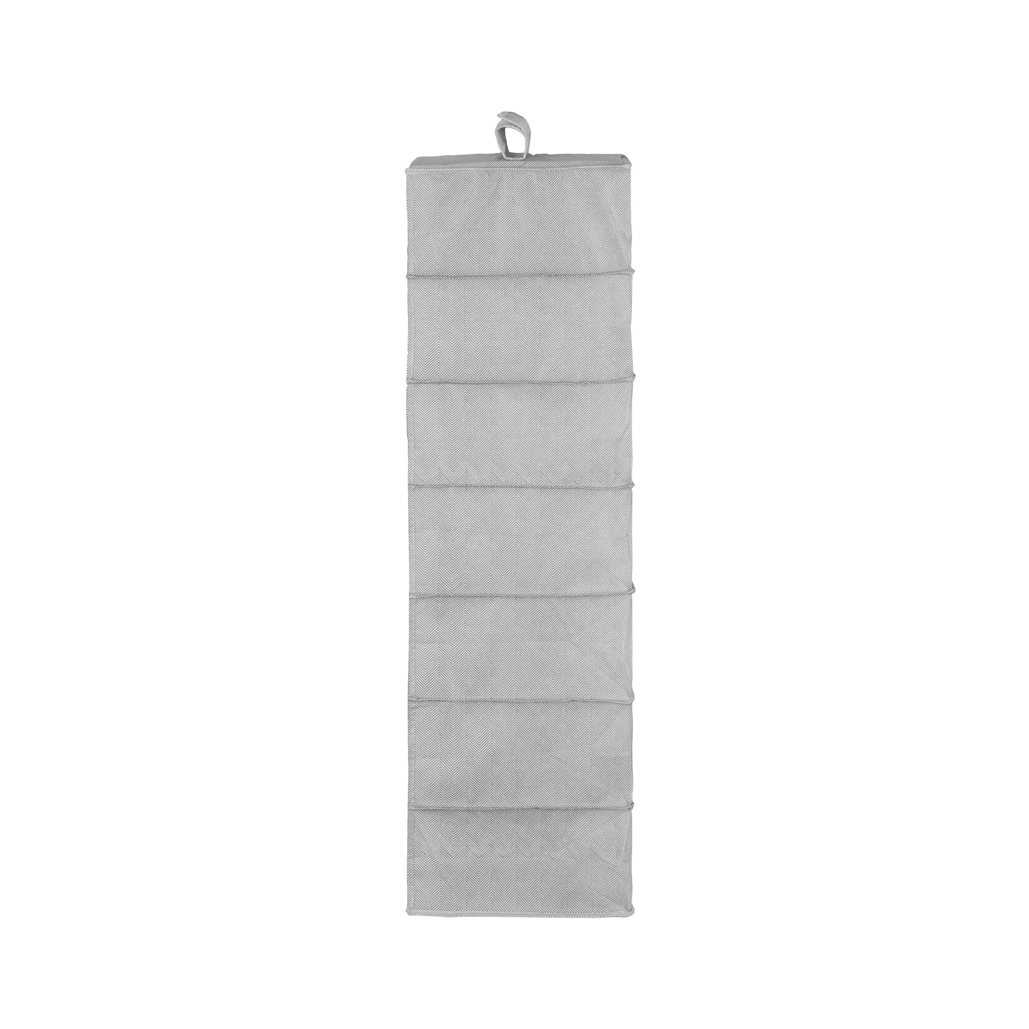 compactor-boston-ran10167-organiseur-suspendu-7-compartiments-gris-blanc-15x30xh image 4