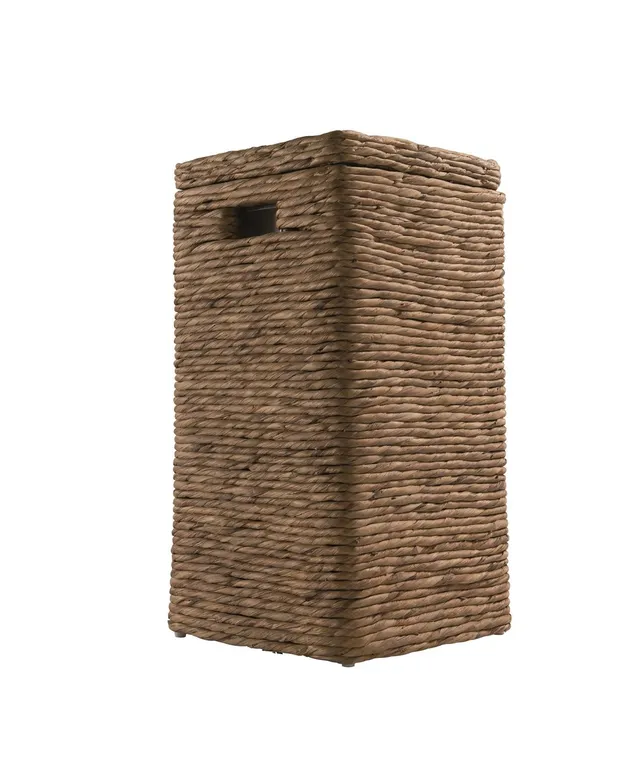 compactor-togo-lot-de-4-paniers-linge-osier-jacinthe-d-eau-rectangulaire image 1