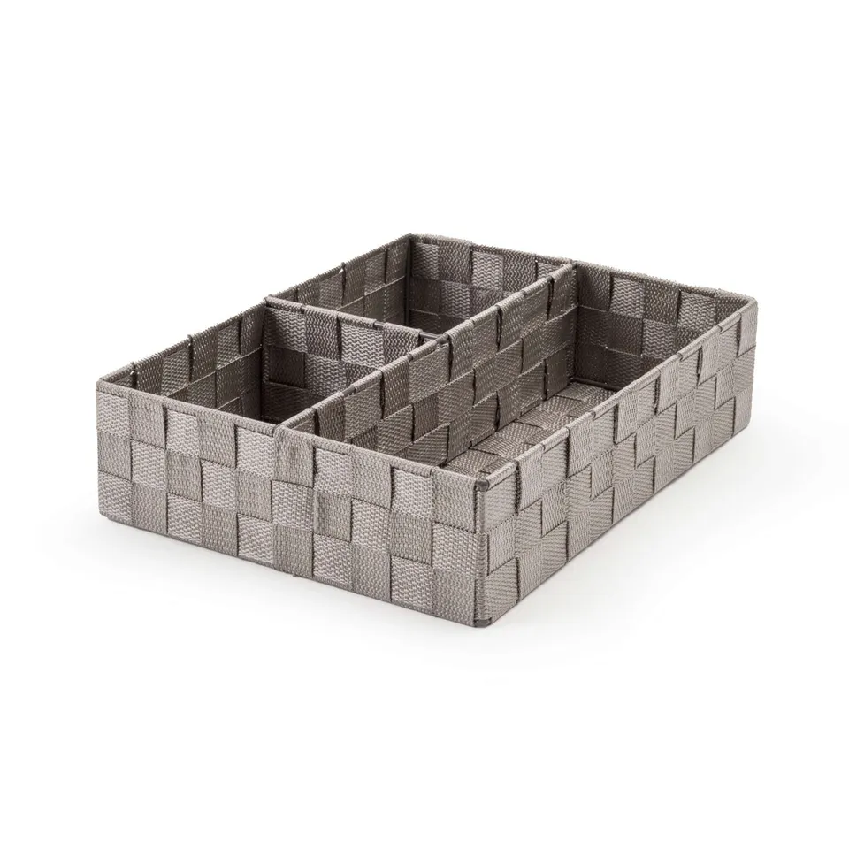 compactor-stan-organisateur-3-compartiments-taupe-sangles-tress-es image 1