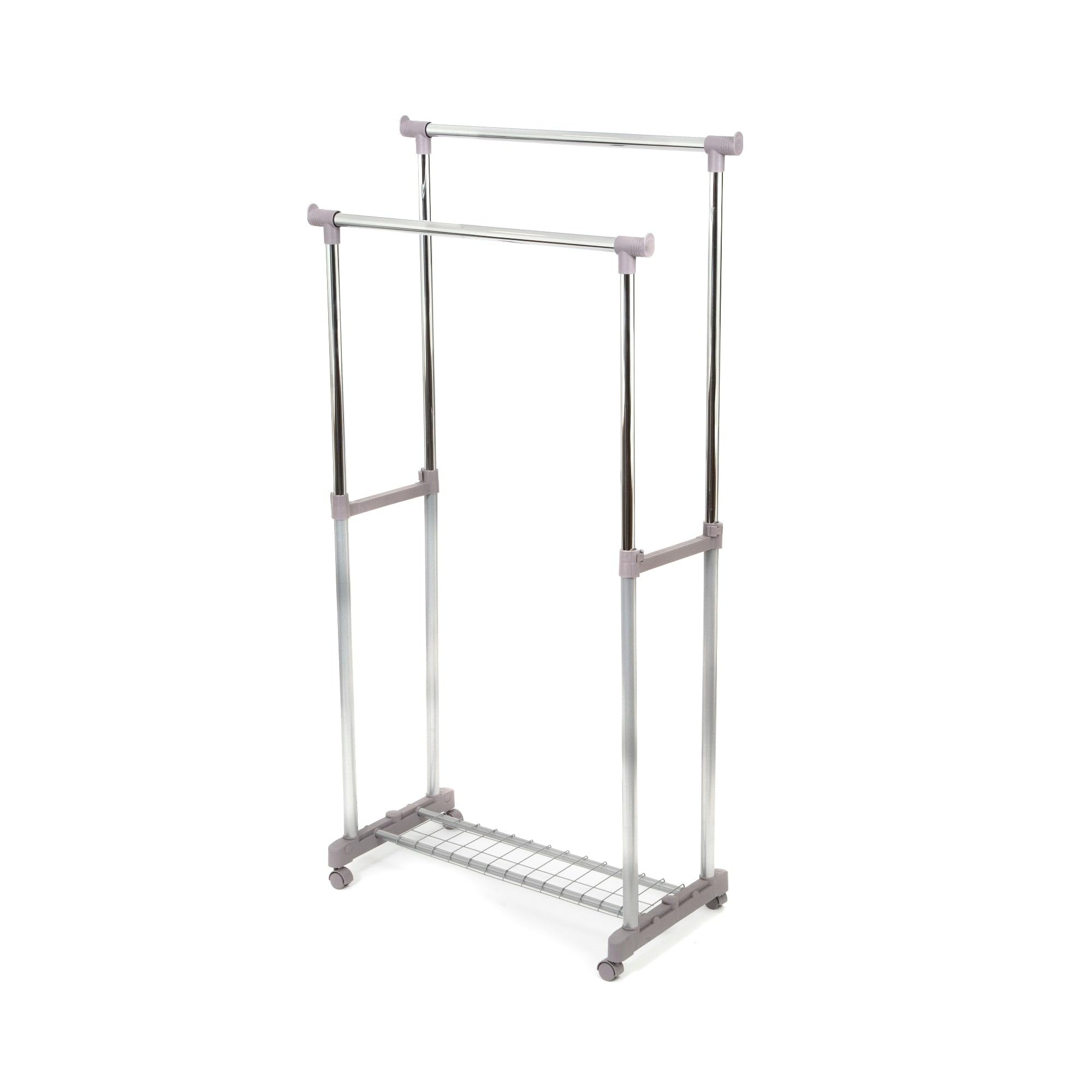 compactor-alex-ran2530-portant-v-tements-double-gris-83-5-x-44-x-h-160-cm-sur-ro image 1
