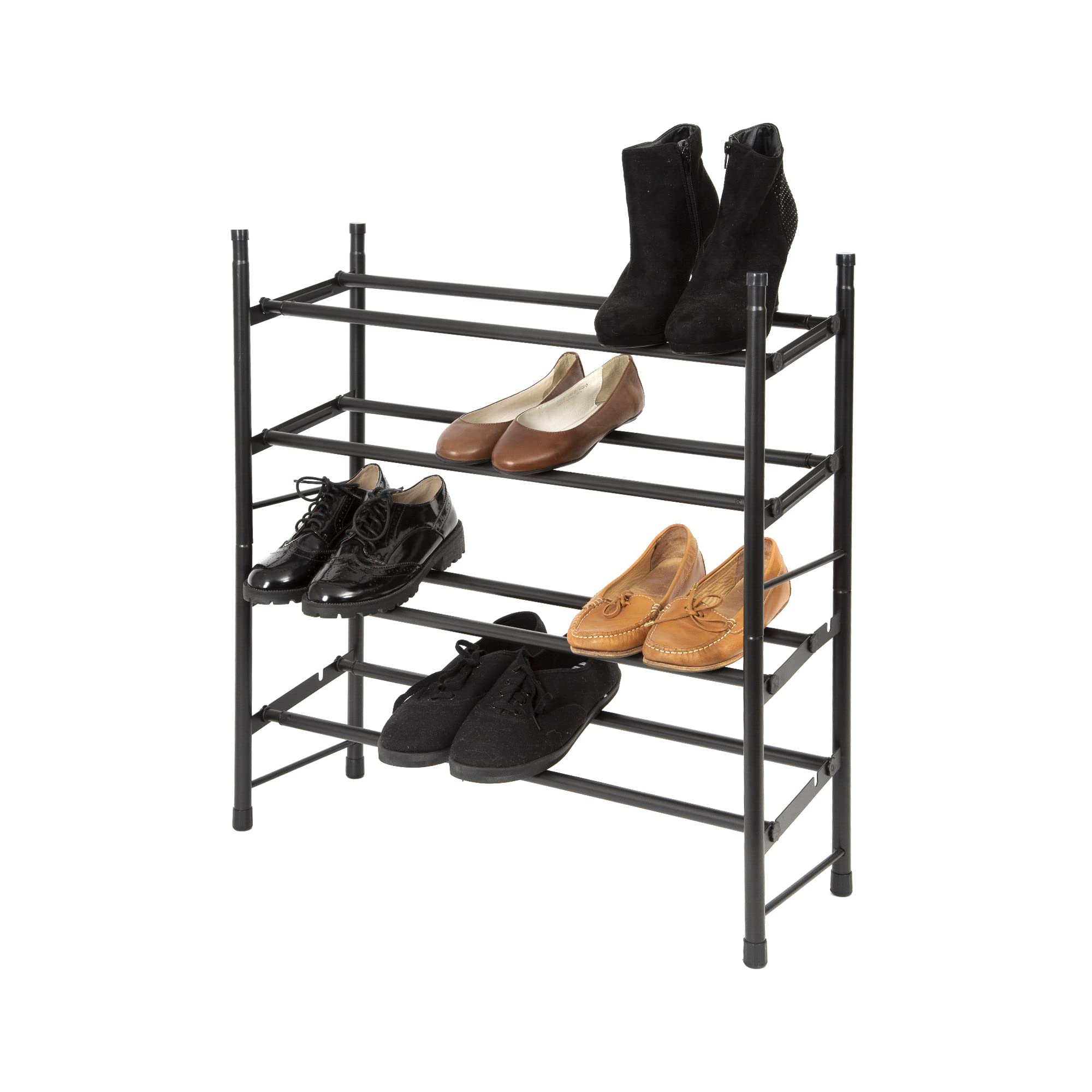 compactor-stilito-porte-chaussures-extensible-empilable-cosmos-m-tal-poxy-noir-6 image 6