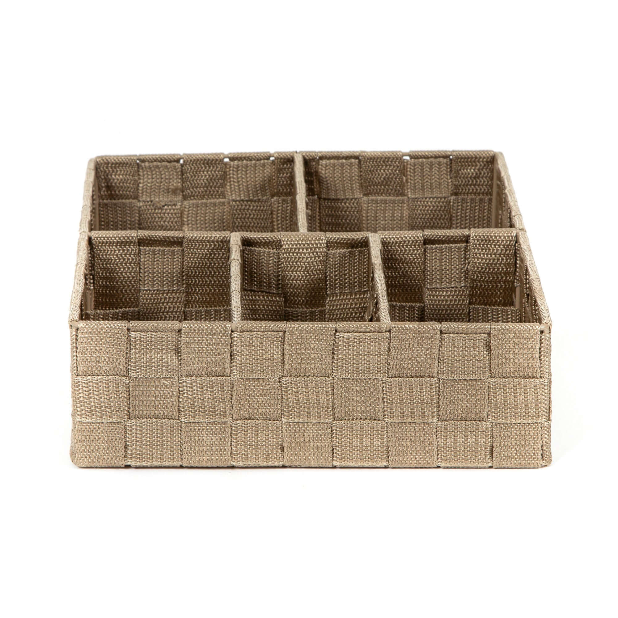 compactor-stan-organisateur-5-compartiments-taupe-sangles-tress-es image 2