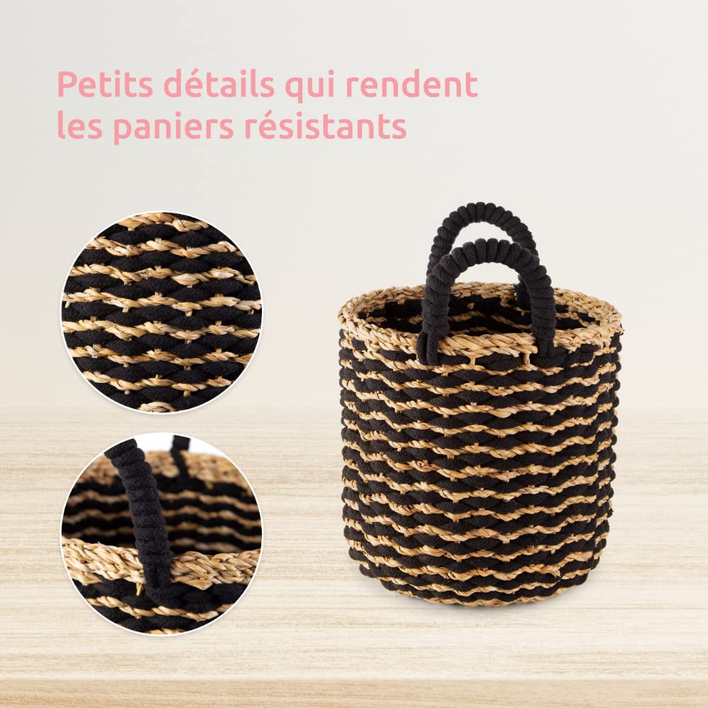 compactor-flora-panier-jonc-de-mer-large-dia-30-x-30-cm-noir-marron image 6