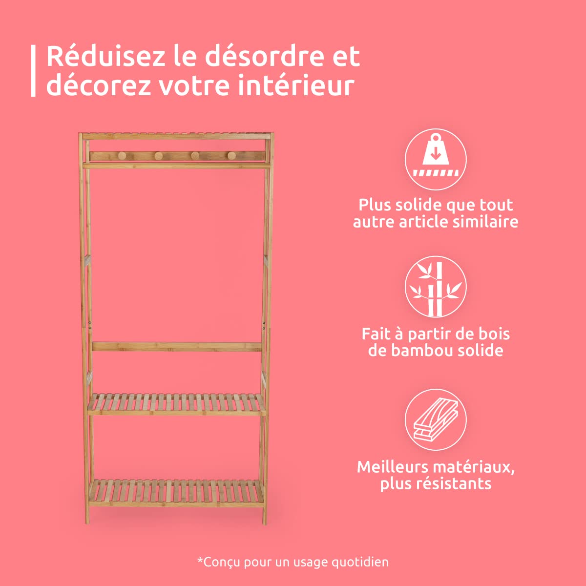 compactor-nara-ran10822-porte-v-tements-multifonctionnel-bambou-80x27-5x170-cm image 5