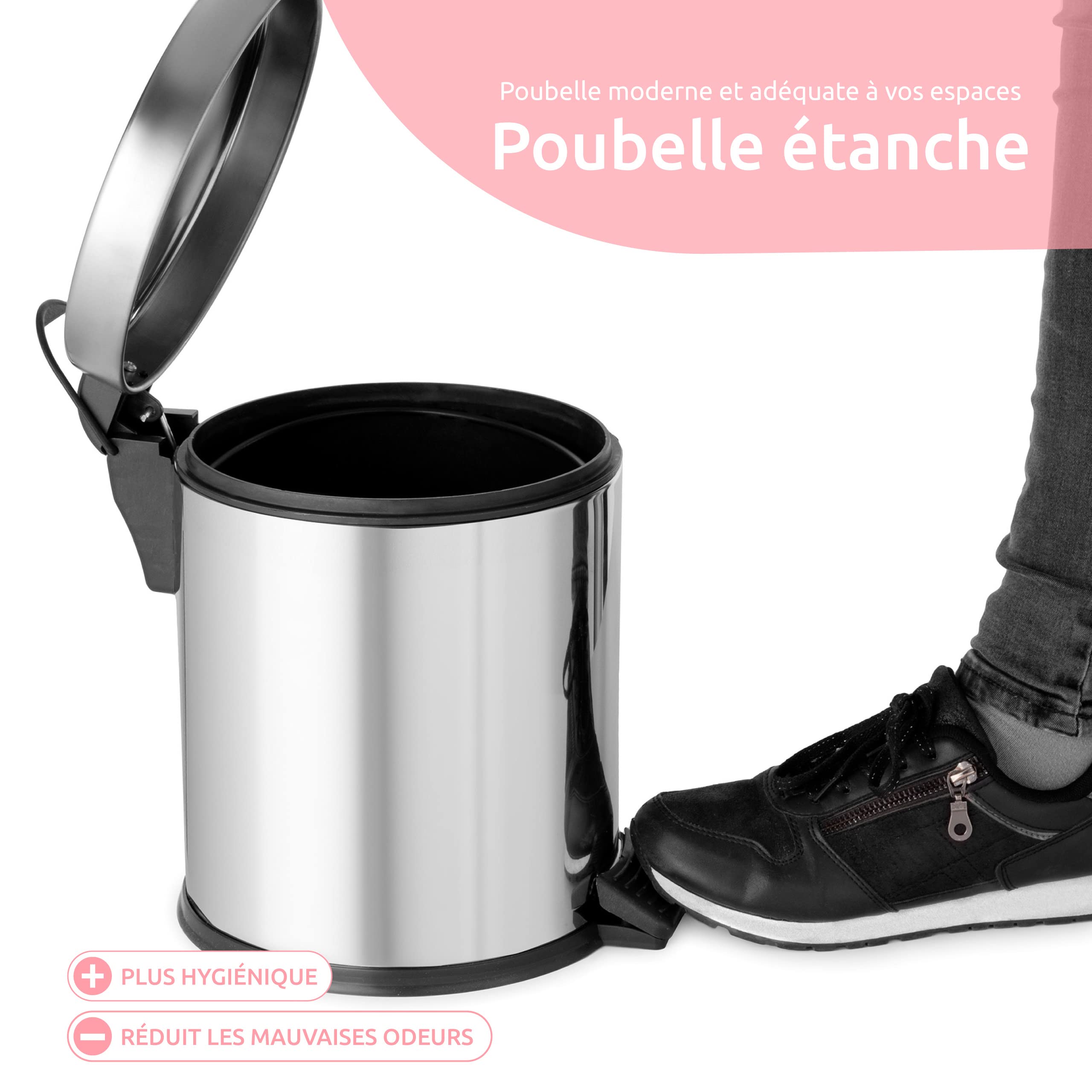compactor-poubelle-p-dale-m-tal-ran11097-3l-21-x-22-cm-chrome image 3