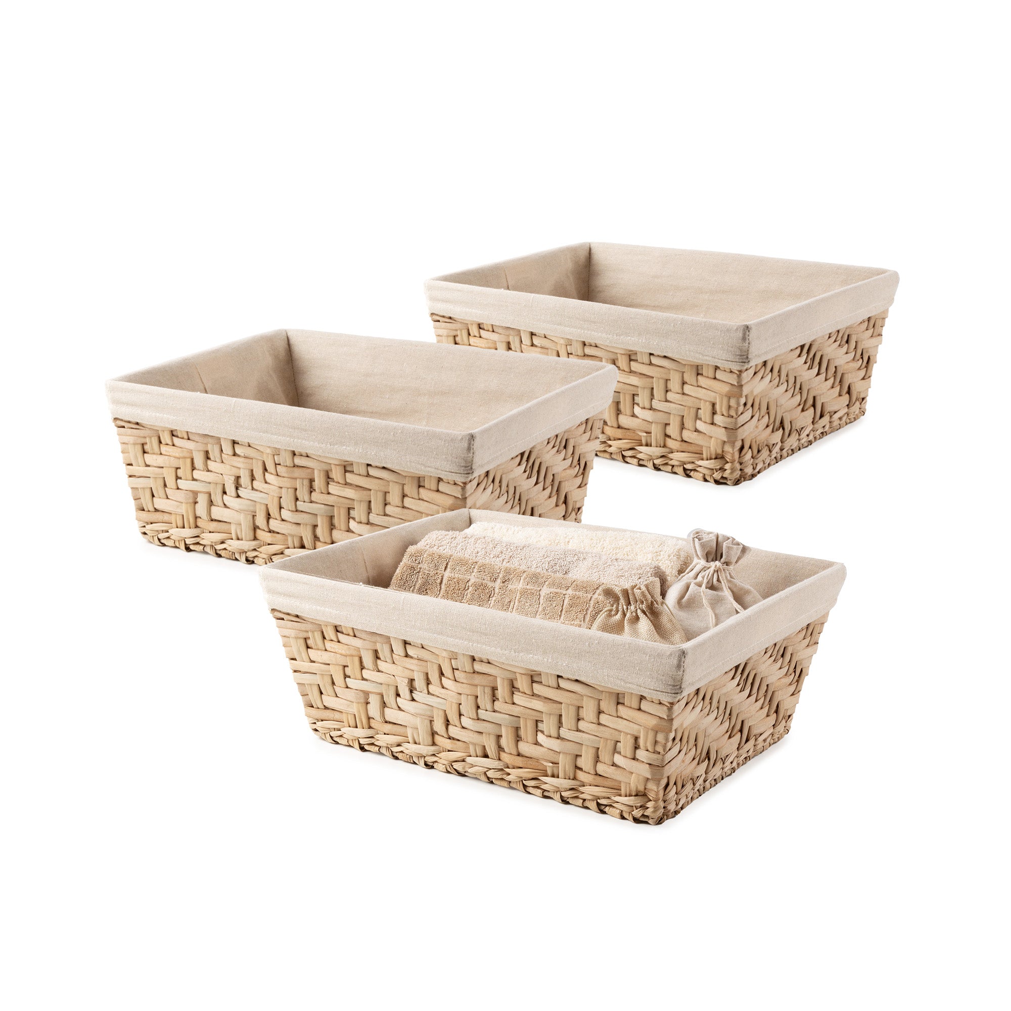 compactor-fiesta-lot-3-paniers-de-rangement-taille-l-jonc-de-mer-43-5-cm image 2