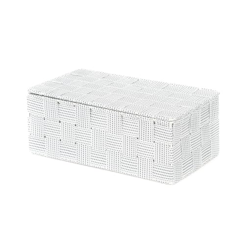 compactor-toronto-ran8560-bo-te-avec-couvercle-sangles-tress-es-blanc-27-x-15-x- image 7