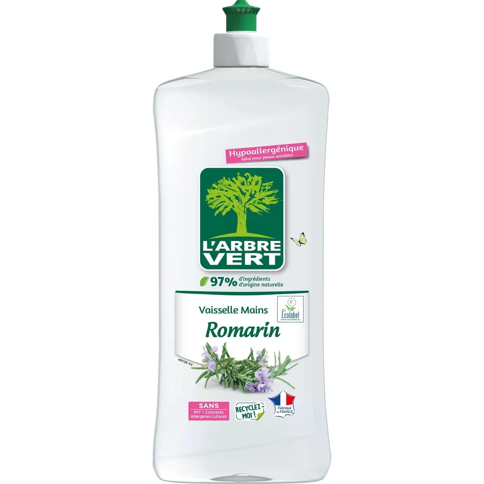l-arbre-vert-liquide-vaisselle-mains-romarin-ecolabel-750-ml-hypoallerg-nique image 1