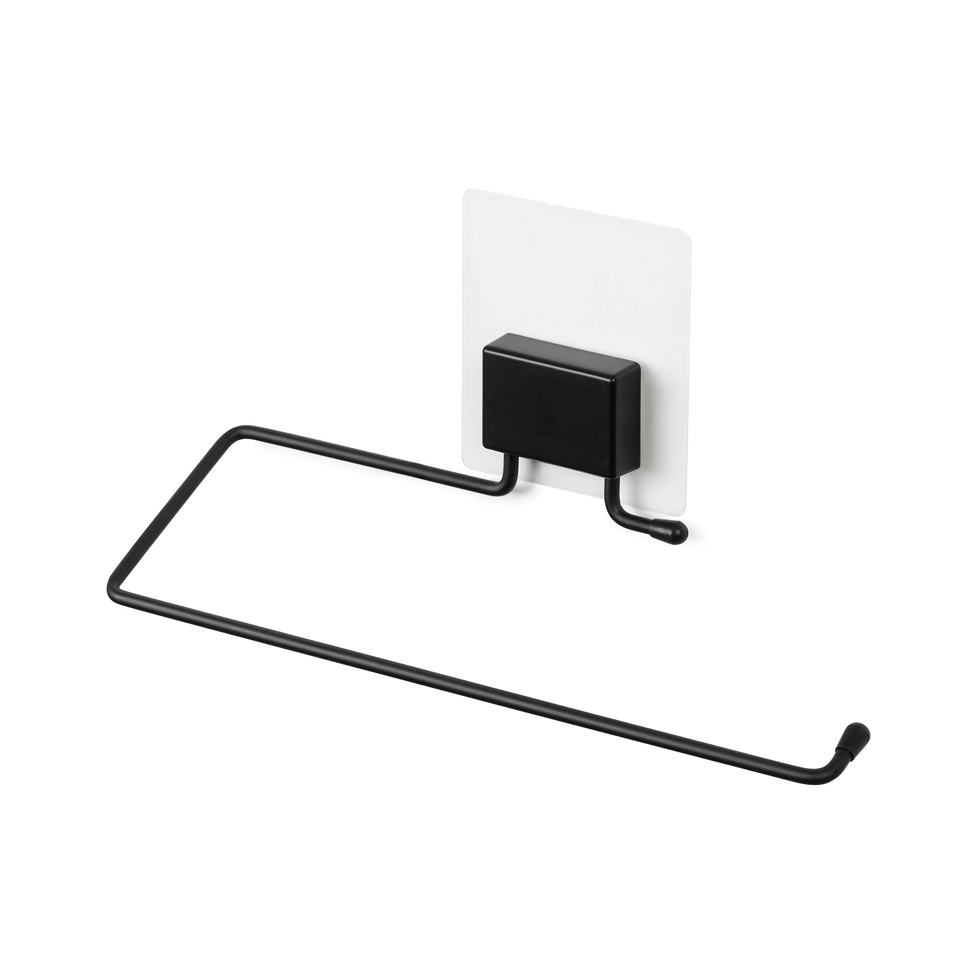 compactor-bestlock-magic-black-porte-serviette-adh-sif-noir-mat-25-5-x-6-5-x-h-1 image 1