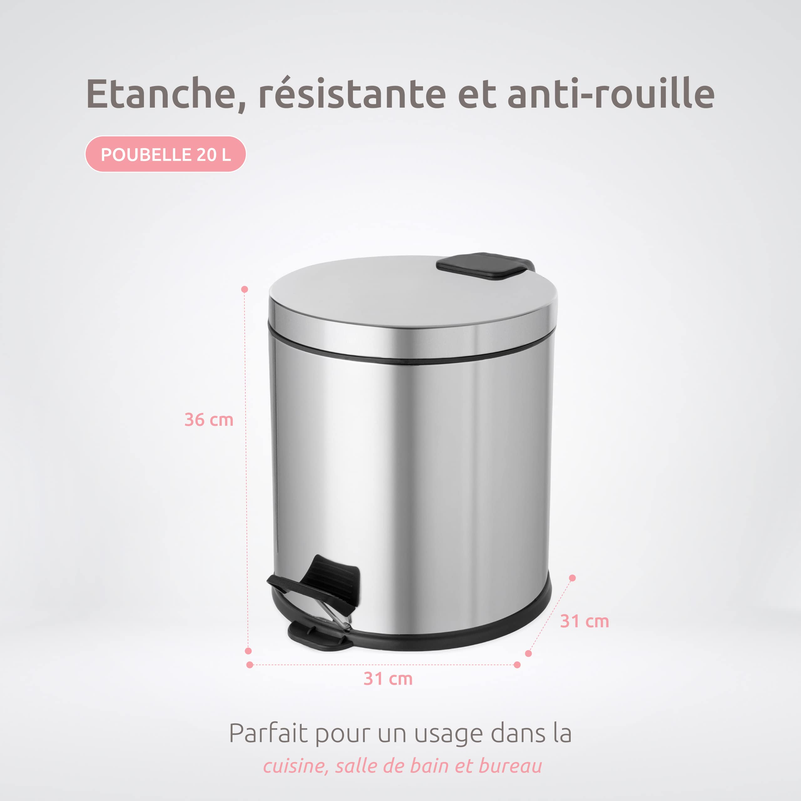 compactor-poubelle-p-dale-m-tal-20l-inox-chrome-31-x-36-cm image 5