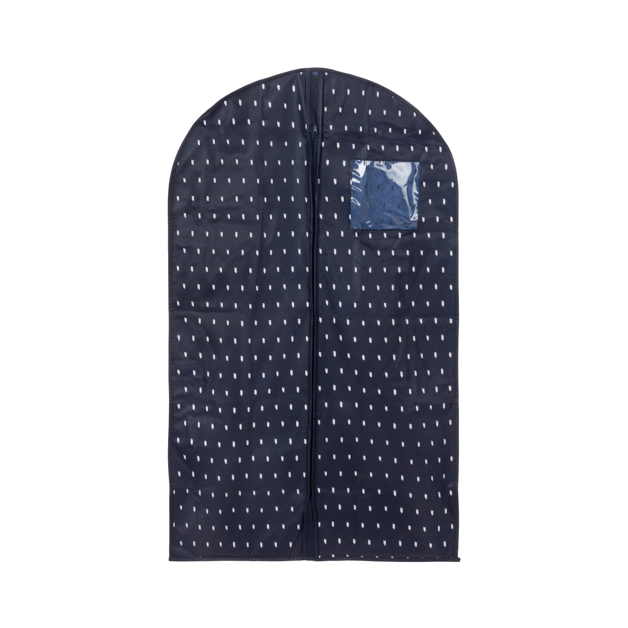 compactor-housse-pour-v-tements-bleue-s-60-x-100-cm-fermeture-zipp-e image 2