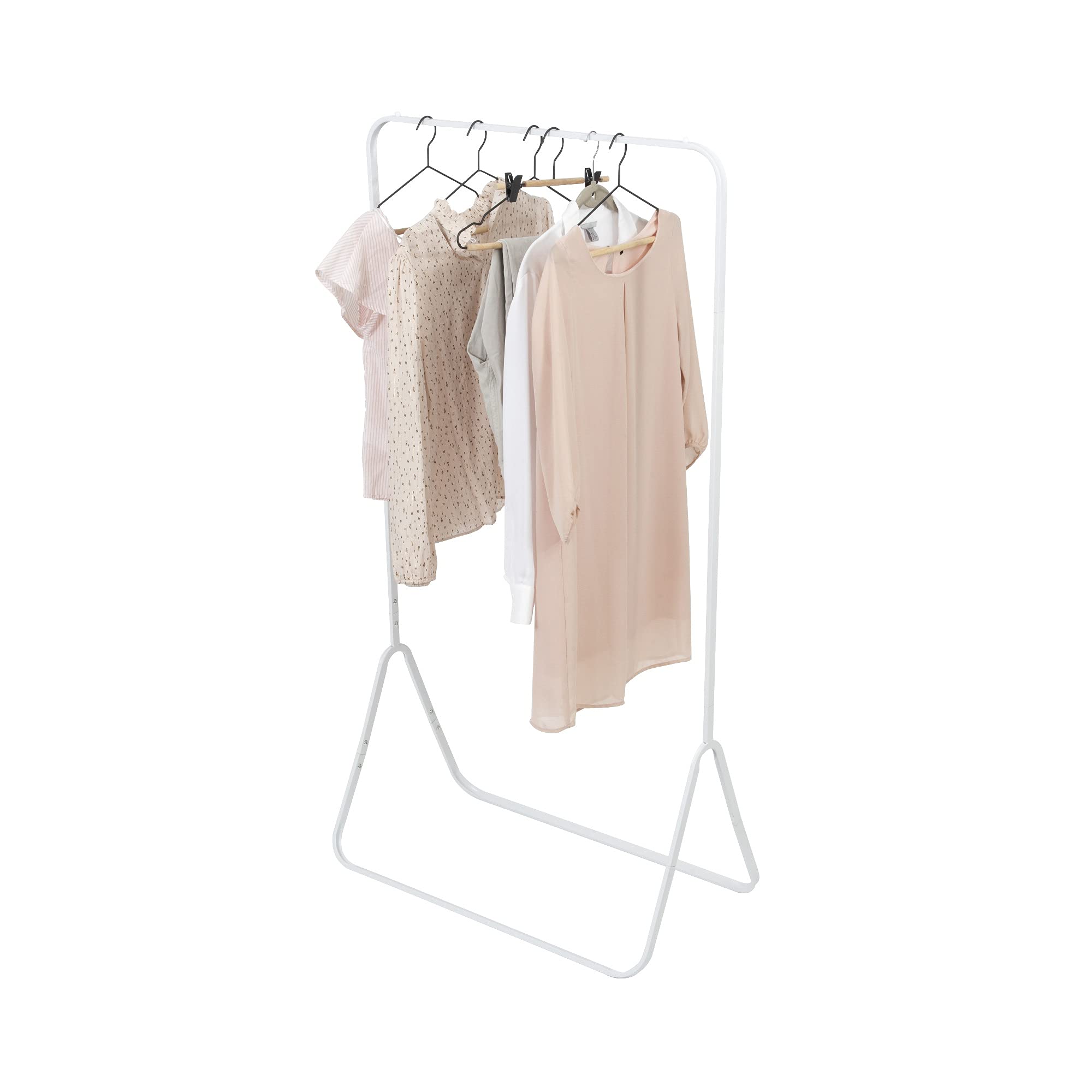 compactor-portant-v-tements-niels-life-taille-l-80-x-44-x-145-cm-blanc image 2