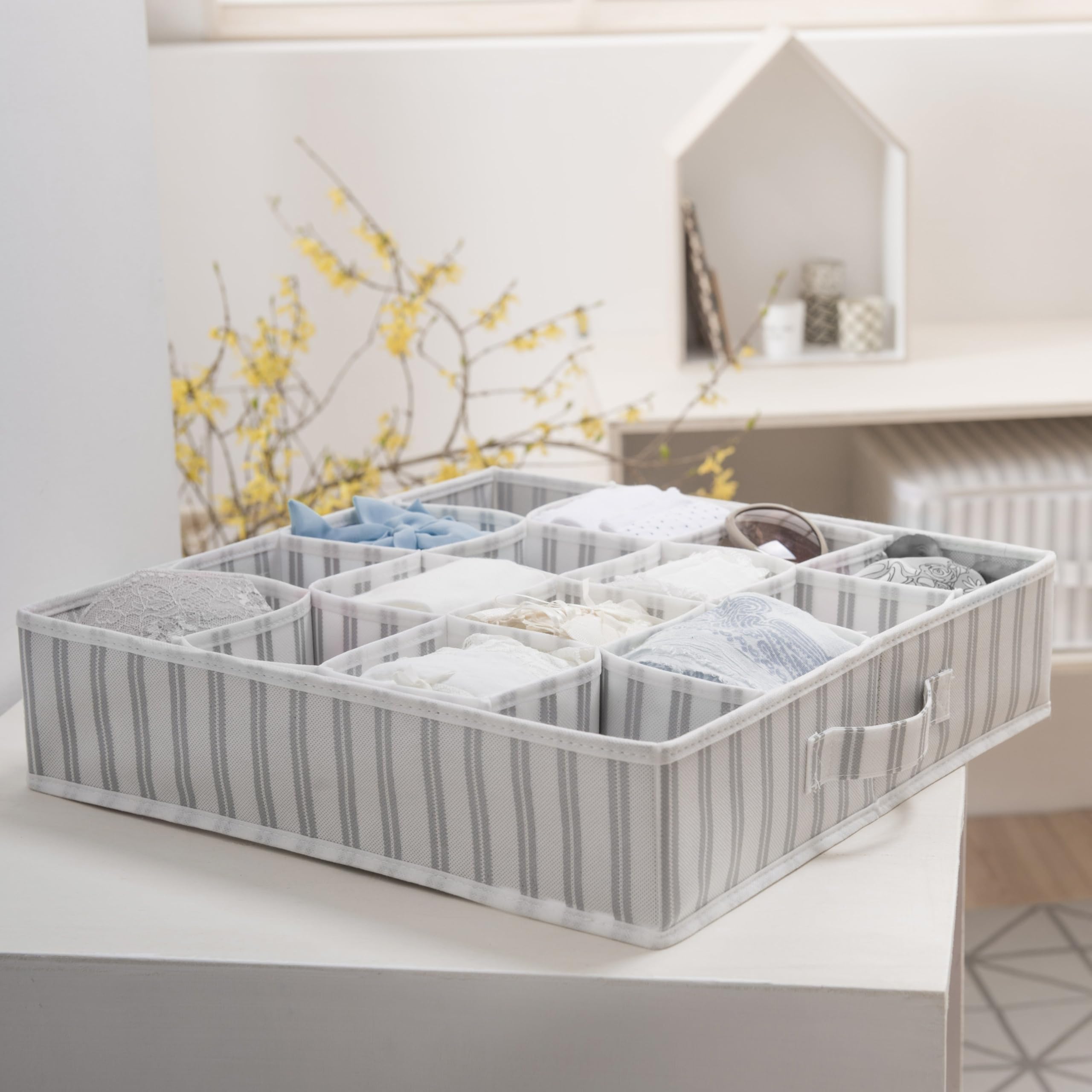 compactor-anton-organisateur-de-tiroir-16-compartiments-gris-40x40cm image 3