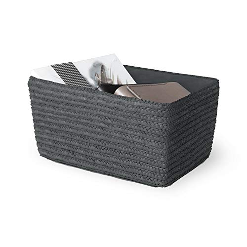 compactor-home-hawa-panier-rectangulaire-feuilles-de-paille-gris-32-x-22-x-14-cm image 6