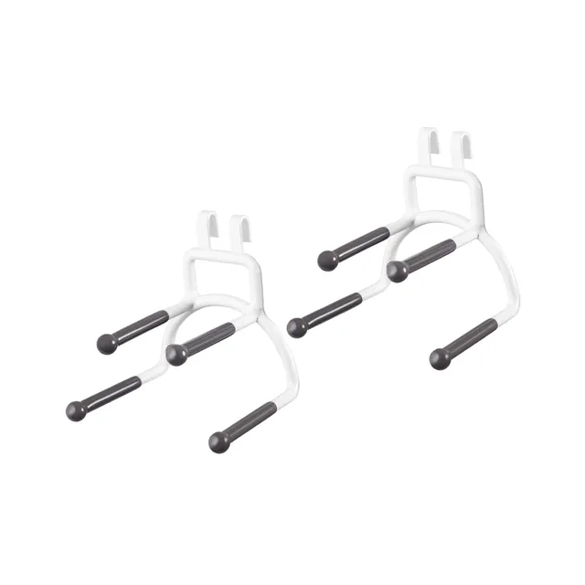 compactor-xtend-lot-de-2-porte-cravates-blanc-m-tal-7-5-x-7-5-x-h-7-3-cm-ran8833 image 1