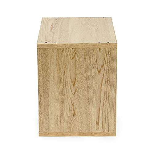 compactor-medoc-cube-vin-9-bouteilles-bois-et-acier-brun-noir image 8