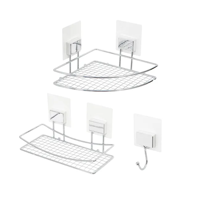 compactor-bestlock-magic-bath-lot-rangements-auto-adh-sifs-chrome-3-pi-ces image 1