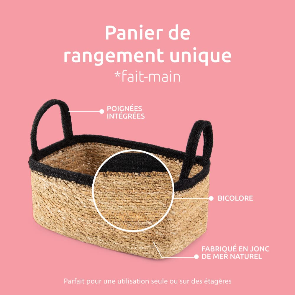 compactor-tahna-large-ran10545-panier-de-rangement-tiss-34x23x18-cm-brun-noir image 4