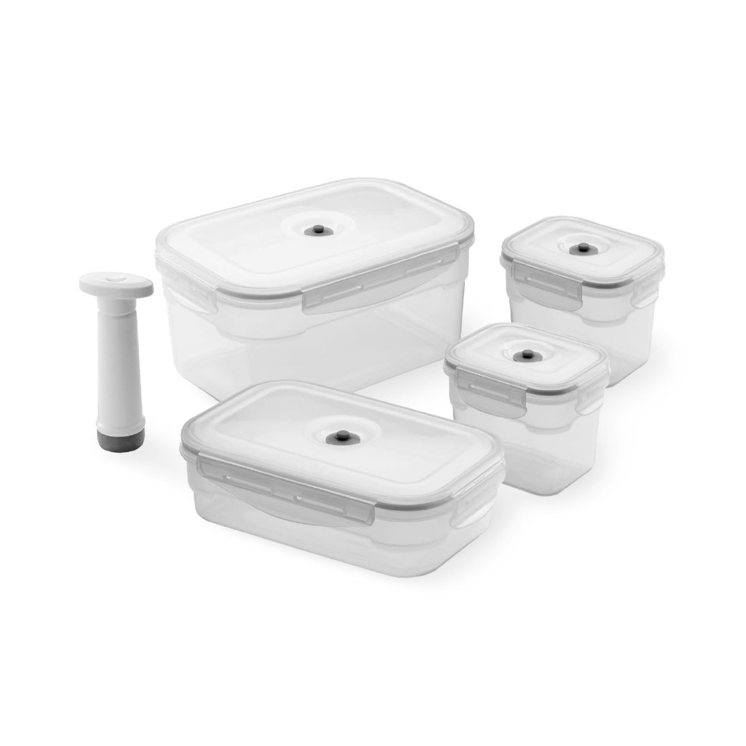 compactor-aspifresh-lot-4-bo-tes-herm-tiques-vide-pompe-manuelle image 1