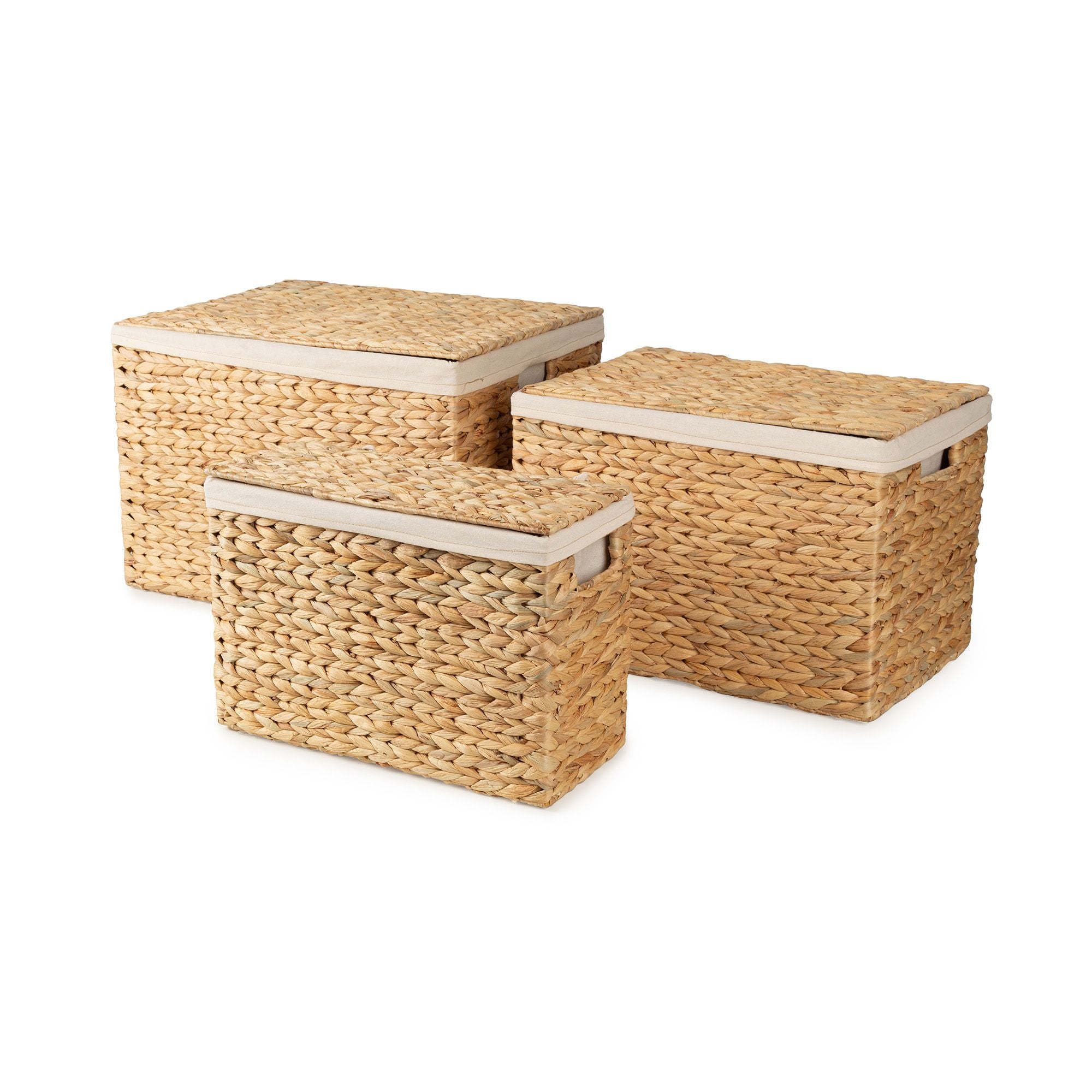 compactor-lot-3-malles-de-rangement-naturelles-jacinthe-d-eau image 2