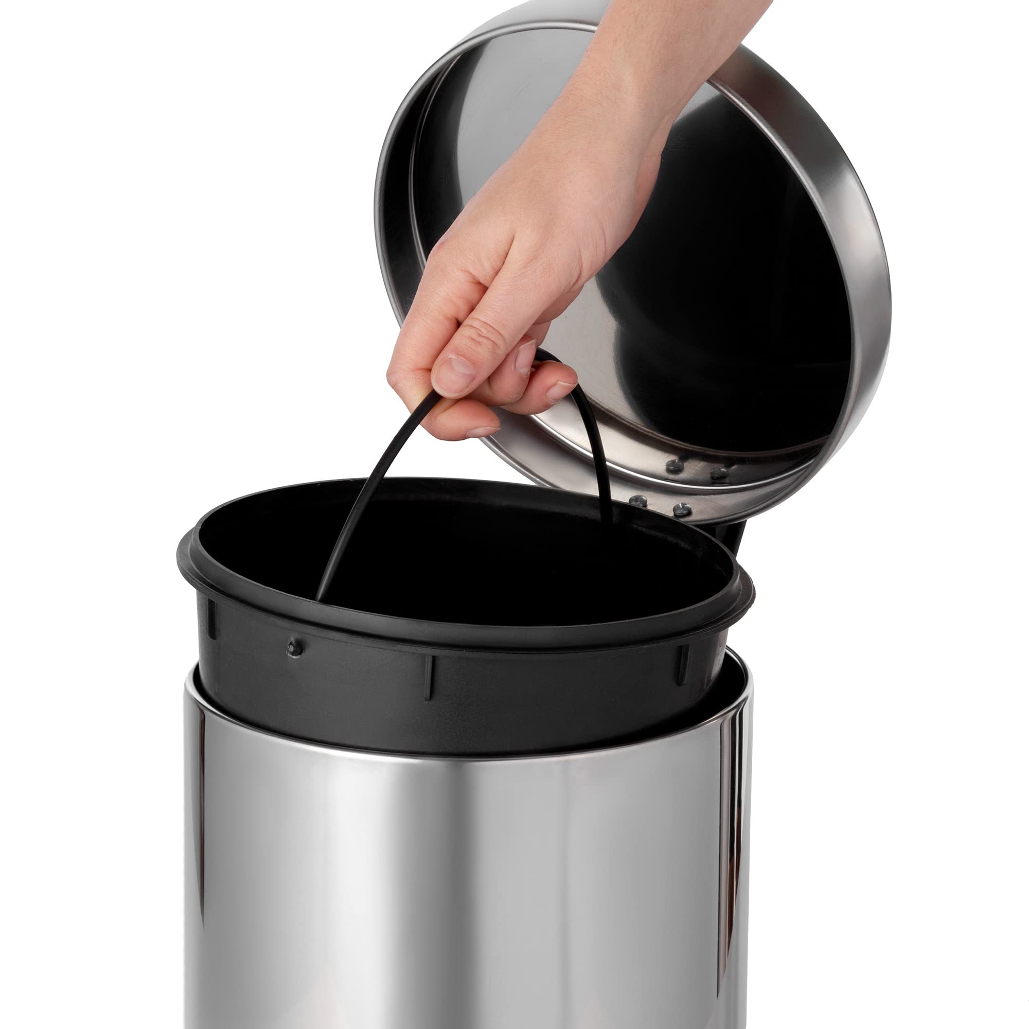 compactor-poubelle-p-dale-m-tal-20l-inox-chrome-31-x-36-cm image 8
