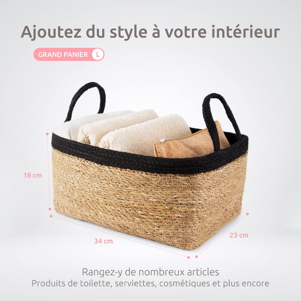 compactor-tahna-large-ran10545-panier-de-rangement-tiss-34x23x18-cm-brun-noir image 5