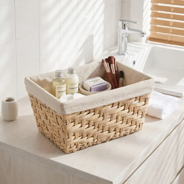 compactor-panier-de-rangement-naturel-jonc-de-mer-taille-m image 1