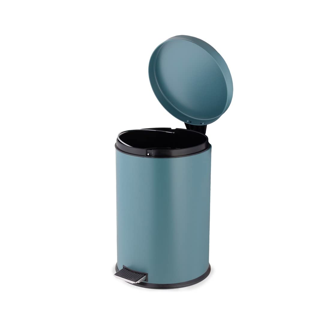 compactor-home-ran8885-poubelle-grand-mod-le-fer-bleu-20-l-29-x-29-x-44-5-cm image 2