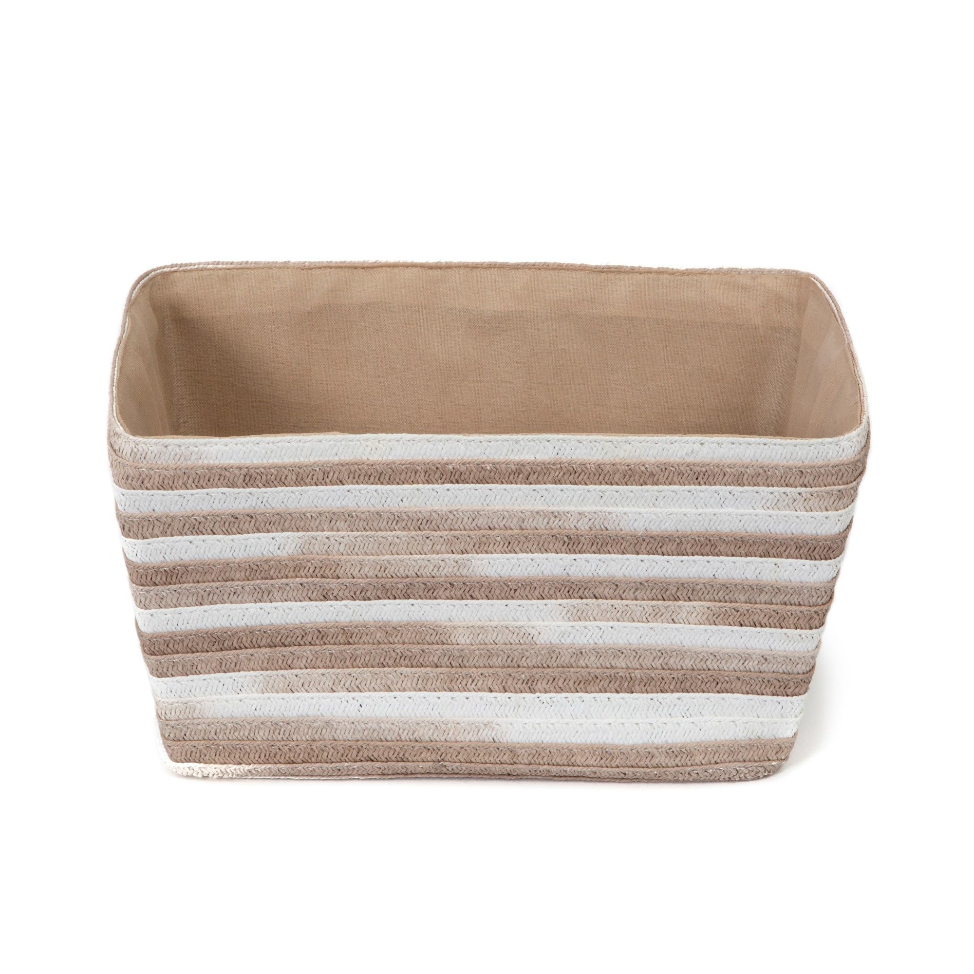 compactor-fidji-ran7942-panier-papier-beige-et-blanc-29-x-18-x-h-16-cm image 2