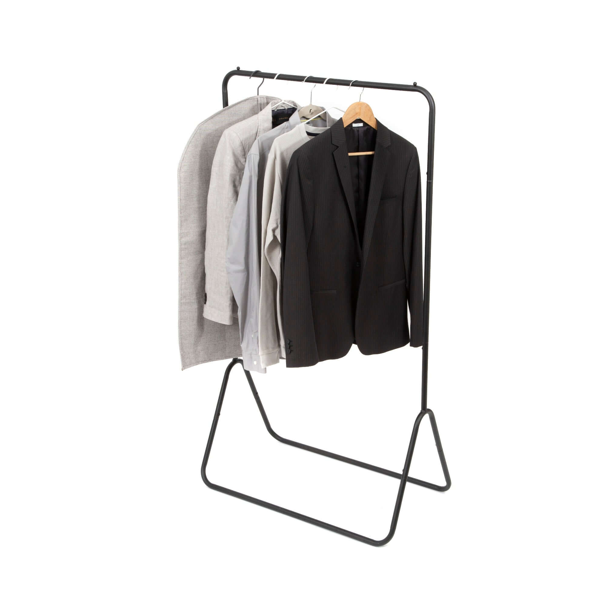 compactor-fyn-portant-v-tements-m-tal-noir-80-cm image 4