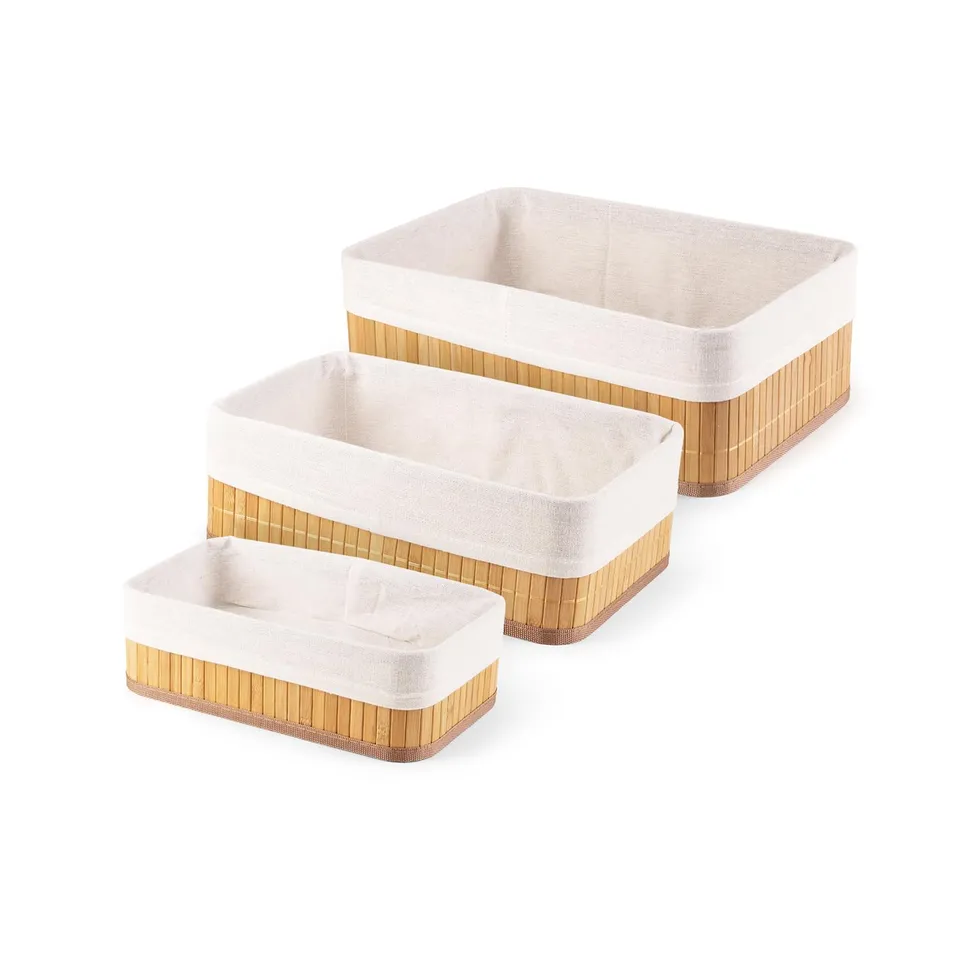 compactor-ran10569-lot-3-paniers-bambou-naturel-brun-avec-doublure image 1