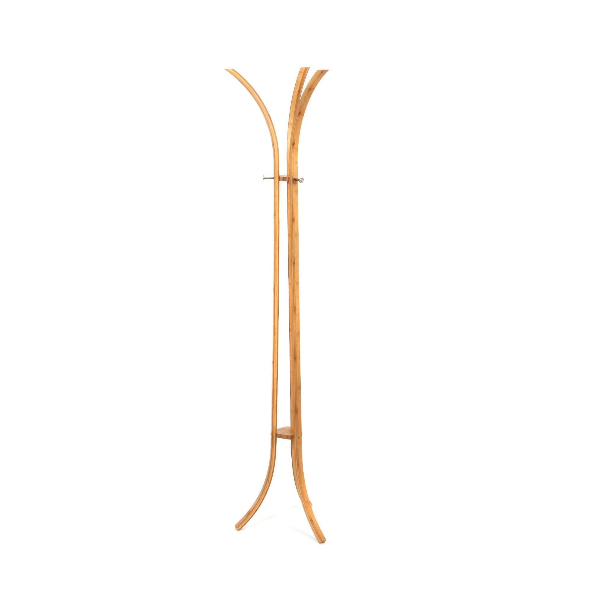compactor-marcus-porte-manteau-en-bambou-naturel-3-branches image 2