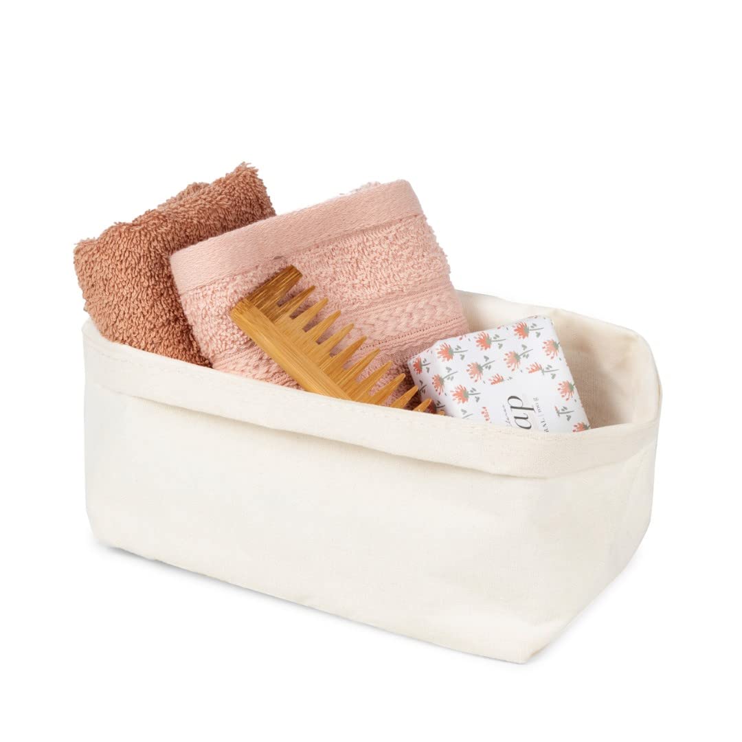 compactor-flex-panier-de-rangement-tr-s-petit-19-x-12-x-10-5-cm-cr-me image 2
