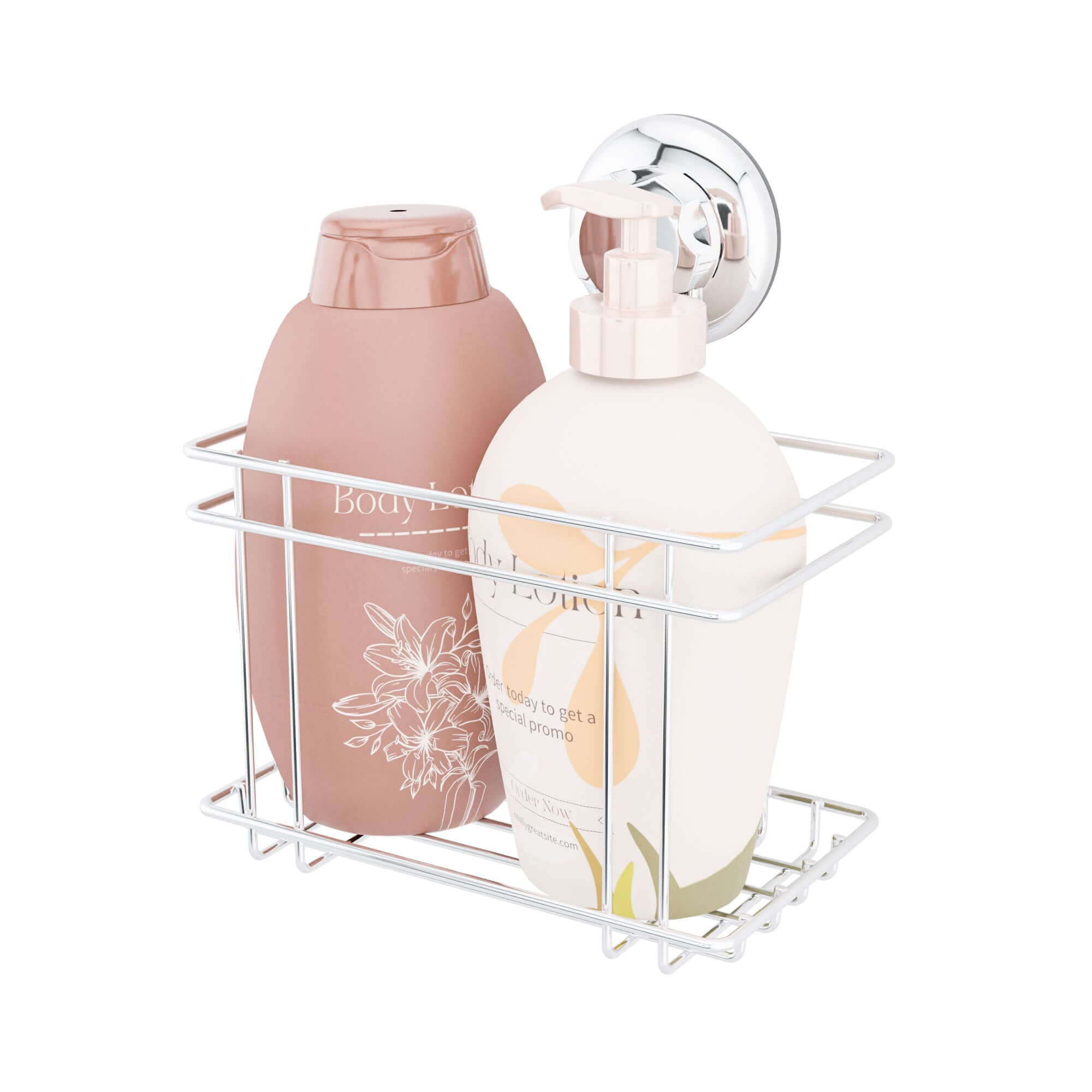 compactor-bestlock-panier-de-rangement-mural-ventouse-chrome-taille-l image 4