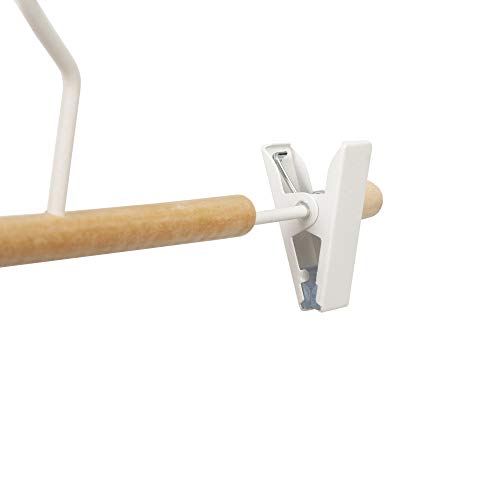 compactor-helsinki-cintre-pinces-m-tal-blanc-et-bois-31-cm-ran8871 image 8