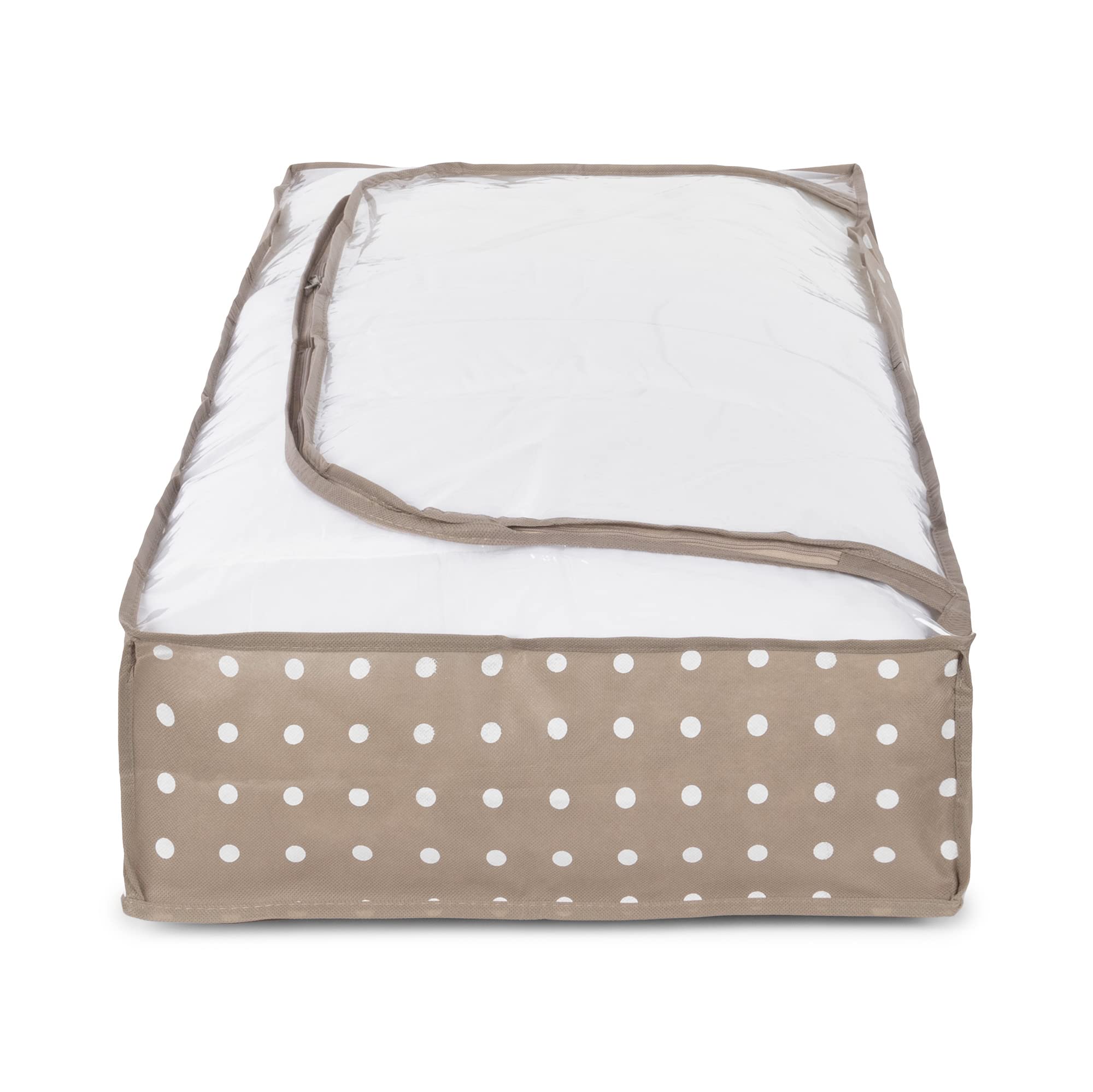 compactor-housse-de-rangement-sous-lit-marron-107x46x16-cm image 3
