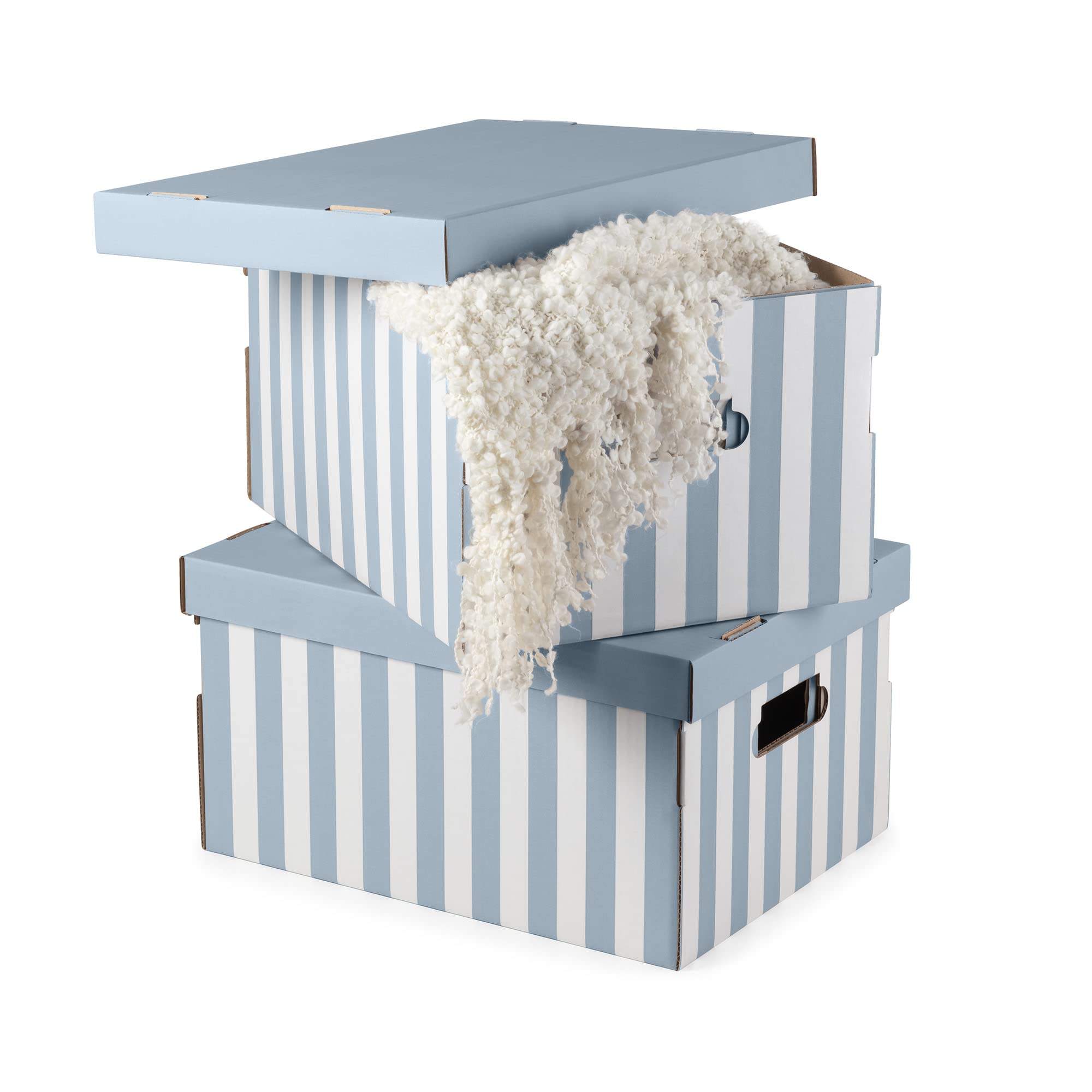 compactor-marini-re-set-de-2-bo-tes-carton-m-40x31x21-cm-bleu-blanc image 2